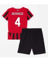 AC Milan Ismael Bennacer #4 Kotipaita Lasten 2024-25 Lyhythihainen (+ shortsit)